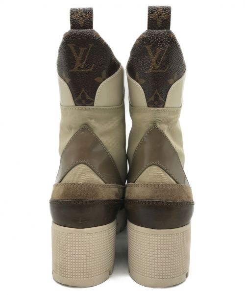 LOUIS VUITTON（ルイ ヴィトン）LOUIS VUITTON (ルイ ヴィトン) ローリエート・ライン アンクルブーツ サイズ:37 1/2 MA0197の古着・服飾アイテム