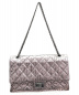 CHANEL (シャネル) 2.55ダブルフラップチェーンショルダーバッグ シルバー：178000円