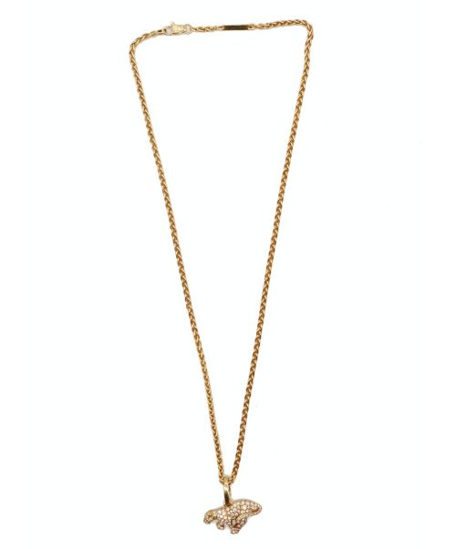 Cartier（カルティエ）Cartier (カルティエ) パルテールチャームネックレス サイズ:- K18YG ダイヤモンドの古着・服飾アイテム