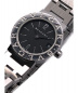 中古・古着 BVLGARI (ブルガリ) ブルガリ ブルガリ ブラック サイズ:- ブルガリブルガリ BB23SS クォーツ：39800円