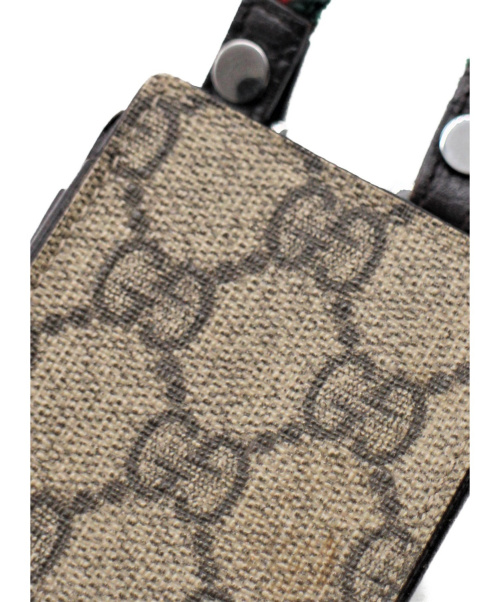 GUCCI（グッチ）GUCCI (グッチ) ネックポーチ ベージュ サイズ:- GG 125848 203887の古着・服飾アイテム