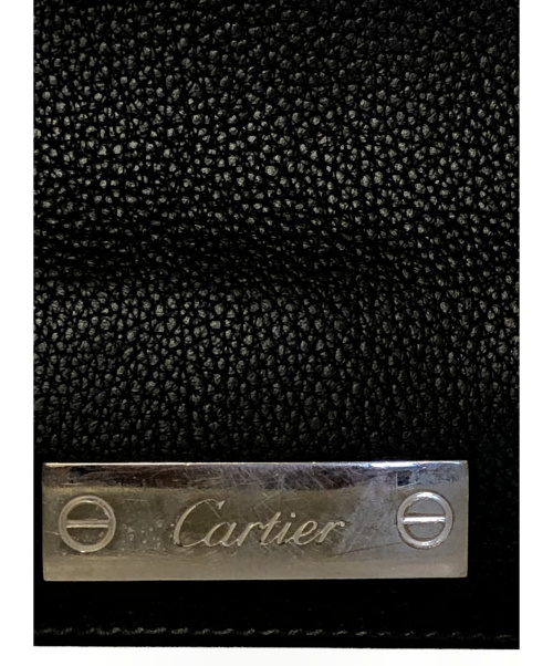 Cartier（カルティエ）Cartier (カルティエ) ショルダーバッグ ブラックの古着・服飾アイテム