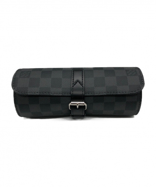 LOUIS VUITTON（ルイ ヴィトン）LOUIS VUITTON (ルイ ヴィトン) エテュイ・3 モントル ブラック サイズ:- N41137の古着・服飾アイテム