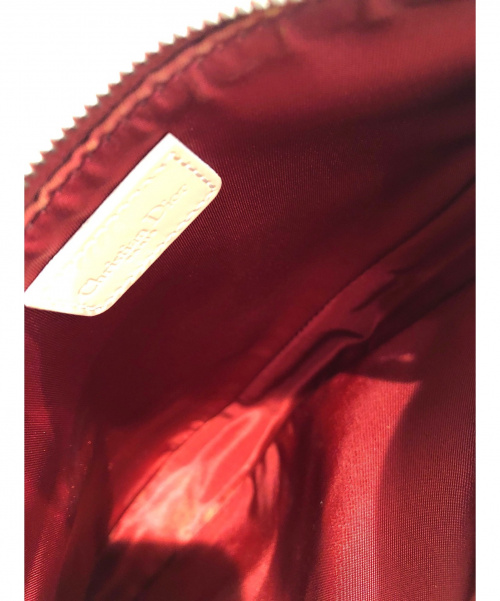 Christian Dior（クリスチャン ディオール）Christian Dior (クリスチャンディオール) サドルポーチ レッドの古着・服飾アイテム