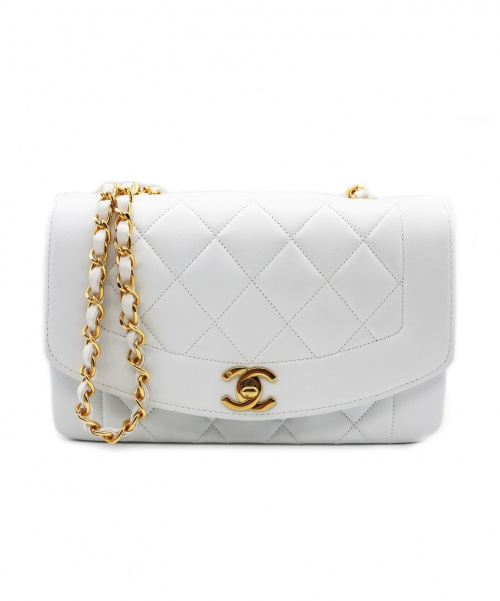 CHANEL（シャネル）CHANEL (シャネル) マトラッセ ホワイト サイズ:22 マトラッセ マドモワゼル ラムスキンの古着・服飾アイテム