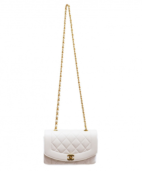 CHANEL（シャネル）CHANEL (シャネル) マトラッセ ホワイト サイズ:22 マトラッセ マドモワゼル ラムスキンの古着・服飾アイテム