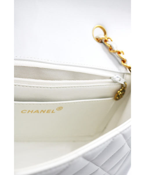CHANEL（シャネル）CHANEL (シャネル) マトラッセ ホワイト サイズ:22 マトラッセ マドモワゼル ラムスキンの古着・服飾アイテム