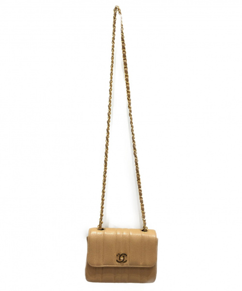 CHANEL（シャネル）CHANEL (シャネル) マドモアゼルチェーンショルダーバッグ ベージュ サイズ:-の古着・服飾アイテム