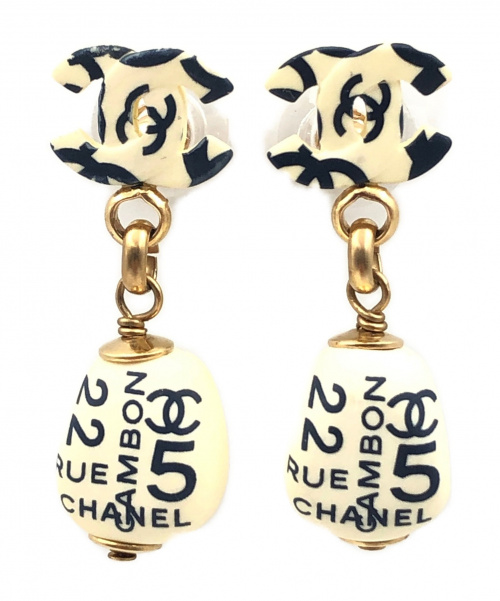 CHANEL（シャネル）CHANEL (シャネル) No.5ピアス ベージュ サイズ:-の古着・服飾アイテム