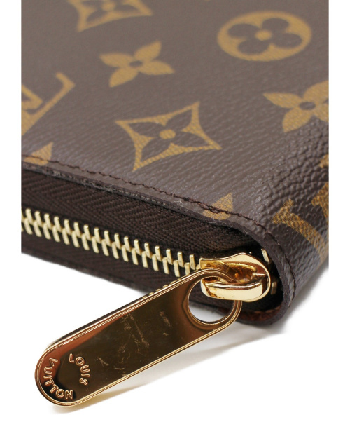 LOUIS VUITTON（ルイ ヴィトン）LOUIS VUITTON (ルイヴィトン) ジッピー・ウォレット ブラウン サイズ:- モノグラム M60017 GI4162の古着・服飾アイテム