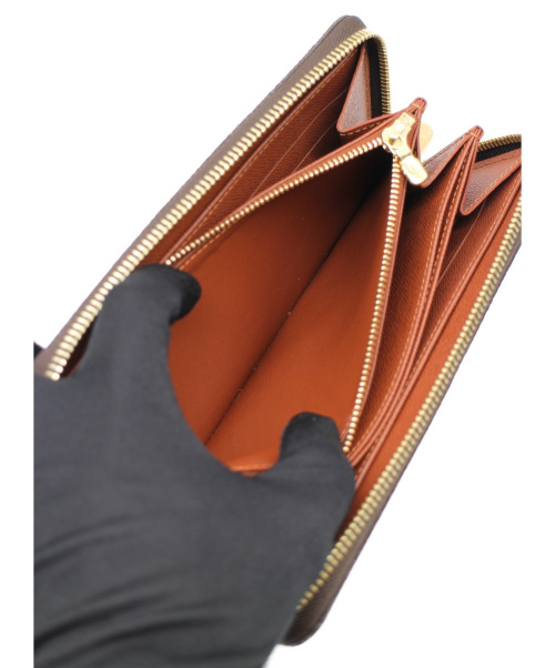 LOUIS VUITTON（ルイ ヴィトン）LOUIS VUITTON (ルイヴィトン) ジッピー・ウォレット ブラウン サイズ:- モノグラム M60017 GI4162の古着・服飾アイテム