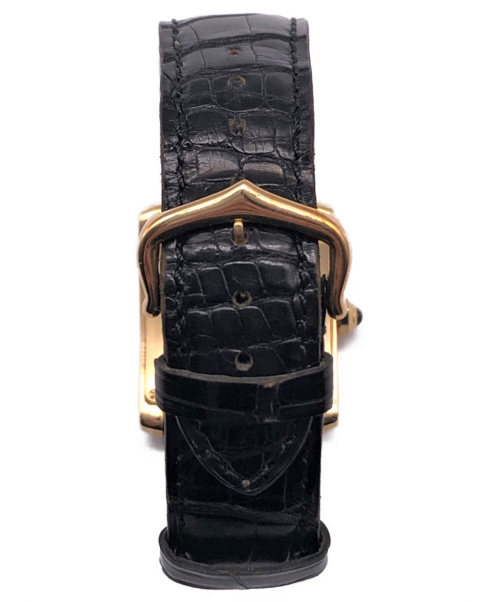 Cartier（カルティエ）Cartier (カルティエ) タンクフランセーズMM サイズ:MM タンクフランセーズMM クォーツ レザーの古着・服飾アイテム