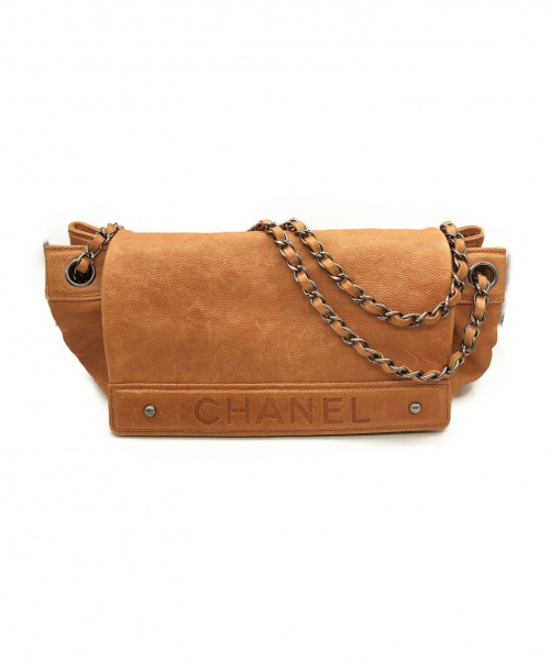 CHANEL（シャネル）CHANEL (シャネル) ロゴハンドバッグ オレンジ サイズ:-の古着・服飾アイテム