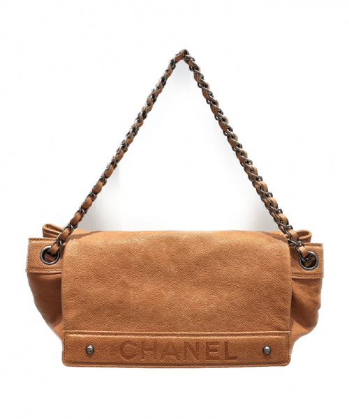 CHANEL（シャネル）CHANEL (シャネル) ロゴハンドバッグ オレンジ サイズ:-の古着・服飾アイテム