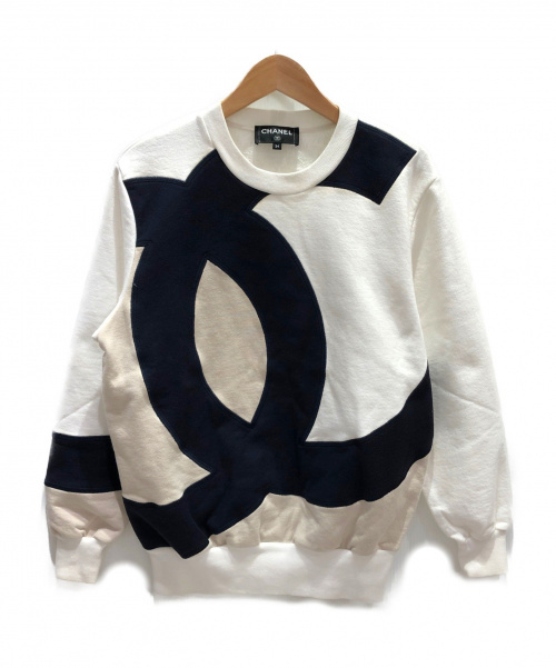 CHANEL（シャネル）CHANEL (シャネル) ココマークスウェット アイボリー サイズ:34の古着・服飾アイテム