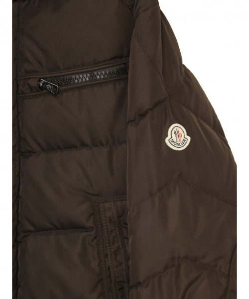 MONCLER（モンクレール）MONCLER (モンクレール) ダウンジャケット ブラウン サイズ:Mの古着・服飾アイテム