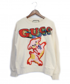 GUCCIグッチ）の古着「19SS ピッグロゴスウェット」｜アイボリー