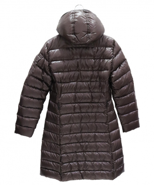 MONCLER（モンクレール）MONCLER (モンクレール) ロングダウンジャケット ブラウン サイズ:0の古着・服飾アイテム