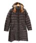 MONCLER (モンクレール) ロングダウンジャケット ブラウン サイズ:0：54800円