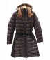中古・古着 MONCLER (モンクレール) ロングダウンジャケット ブラウン サイズ:0：54800円