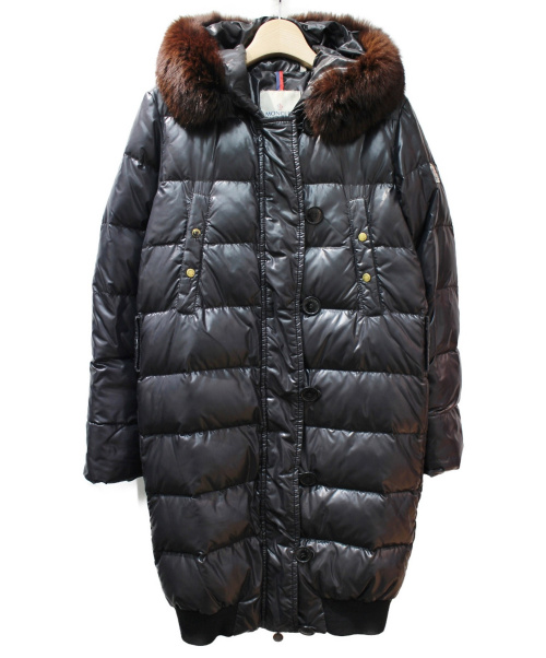 MONCLER（モンクレール）MONCLER (モンクレール) ダウンコート ブラック サイズ:00の古着・服飾アイテム