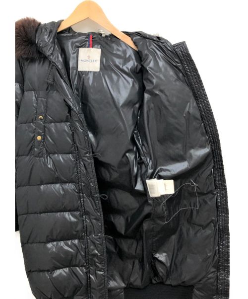 MONCLER（モンクレール）MONCLER (モンクレール) ダウンコート ブラック サイズ:00の古着・服飾アイテム