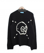 GUCCIグッチ）の古着「グッチゴーストニット」｜ブラック