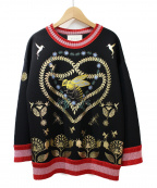 GUCCIグッチ）の古着「ボンディングスウェット」｜ブラック