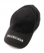 BALENCIAGAバレンシアガ）の古着「ロゴキャップ」｜ブラック