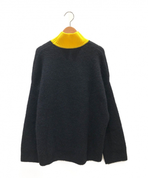 FENDI（フェンディ）FENDI×FILA (フェンディ×フィラ) モヘヤ混ロゴニット ブラック サイズ:38の古着・服飾アイテム