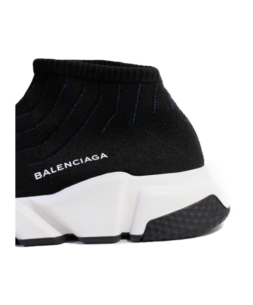 BALENCIAGA（バレンシアガ）BALENCIAGA (バレンシアガ) SPEED TRAINER/スピードトレーナー ブラック×ブルー サイズ:42の古着・服飾アイテム