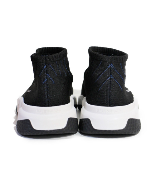 BALENCIAGA（バレンシアガ）BALENCIAGA (バレンシアガ) SPEED TRAINER/スピードトレーナー ブラック×ブルー サイズ:42の古着・服飾アイテム