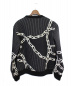 LOUIS VUITTON (ルイヴィトン) キルテッド3Dエフェクトチェーンスウェットシャツ ブラック サイズ:Ｍ 未使用品：89800円