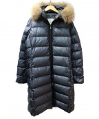 MONCLERモンクレール）の古着「NANTESFUR/ダウンコート」｜ブラック