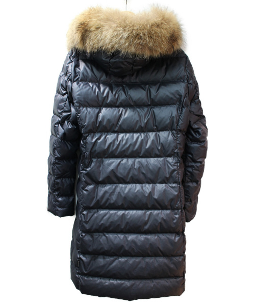 MONCLER（モンクレール）MONCLER (モンクレール) NANTESFUR/ダウンコート ブラック サイズ:2の古着・服飾アイテム