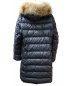 MONCLER (モンクレール) NANTESFUR/ダウンコート ブラック サイズ:2：39800円