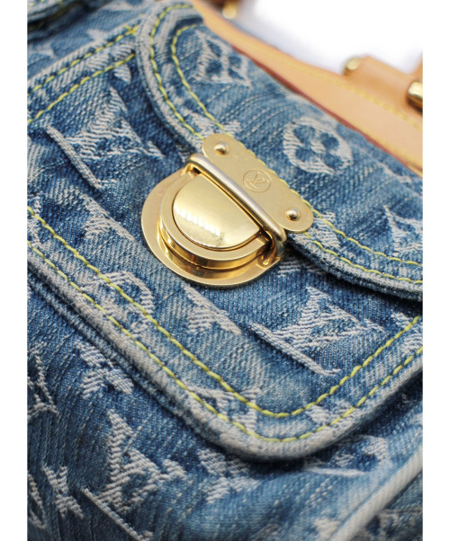 LOUIS VUITTON（ルイ ヴィトン）LOUIS VUITTON (ルイヴィトン) ネオスピーディ ブルー サイズ:- モノグラム・デニム M95019 SP0036の古着・服飾アイテム
