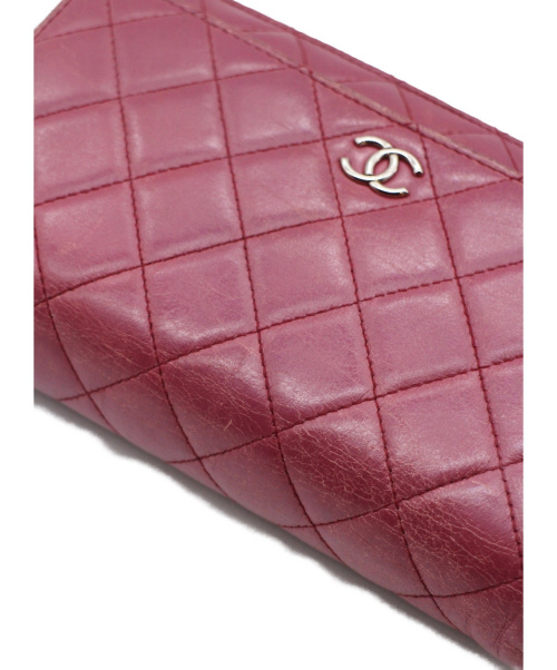 CHANEL（シャネル）CHANEL (シャネル) ショルダーチェーンウォレット パープル サイズ:- 125367983の古着・服飾アイテム