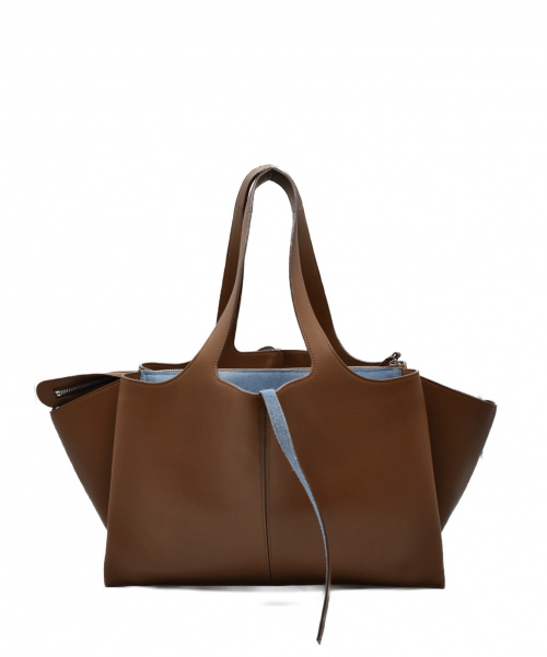 CELINE（セリーヌ）CELINE (セリーヌ) トライフォールド ブラウン サイズ:ｰ ミディアムの古着・服飾アイテム