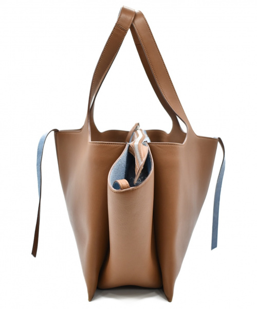 CELINE（セリーヌ）CELINE (セリーヌ) トライフォールド ブラウン サイズ:ｰ ミディアムの古着・服飾アイテム