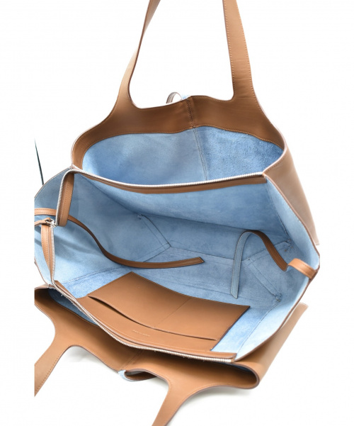 CELINE（セリーヌ）CELINE (セリーヌ) トライフォールド ブラウン サイズ:ｰ ミディアムの古着・服飾アイテム