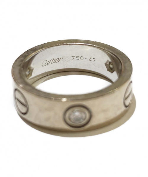 Cartier（カルティエ）Cartier (カルティエ) 3Pダイヤラブリング サイズ:47の古着・服飾アイテム