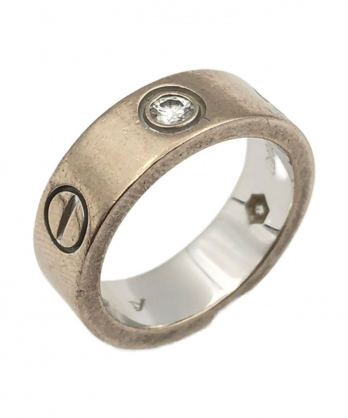 Cartier（カルティエ）Cartier (カルティエ) 3Pダイヤラブリング サイズ:47の古着・服飾アイテム