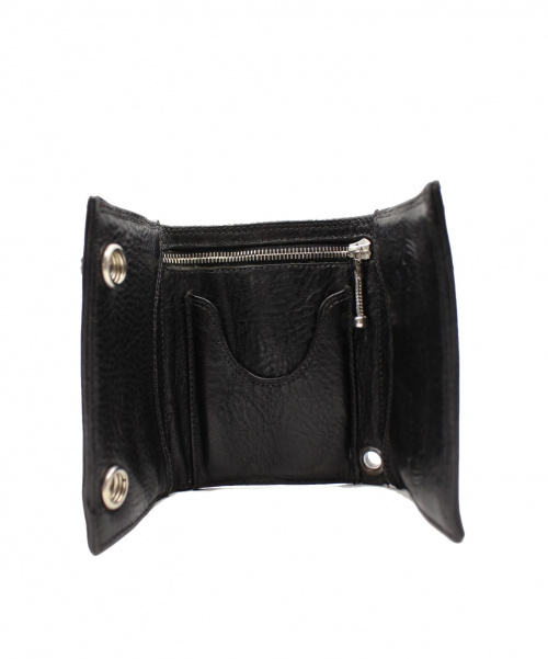 CHROME HEARTS（クロムハーツ）CHROME HEARTS (クロムハーツ) 3-FOLD WALLET ブラックの古着・服飾アイテム