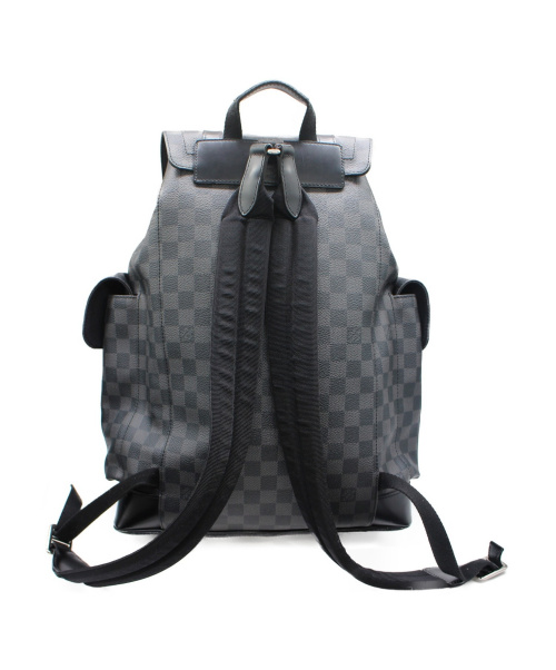 LOUIS VUITTON（ルイ ヴィトン）LOUIS VUITTON (ルイヴィトン) クリストファーPM ブラック サイズ:PM ダミエ・グラフィット N41379 TR2134の古着・服飾アイテム