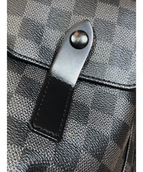 LOUIS VUITTON（ルイ ヴィトン）LOUIS VUITTON (ルイヴィトン) クリストファーPM ブラック サイズ:PM ダミエ・グラフィット N41379 TR2134の古着・服飾アイテム