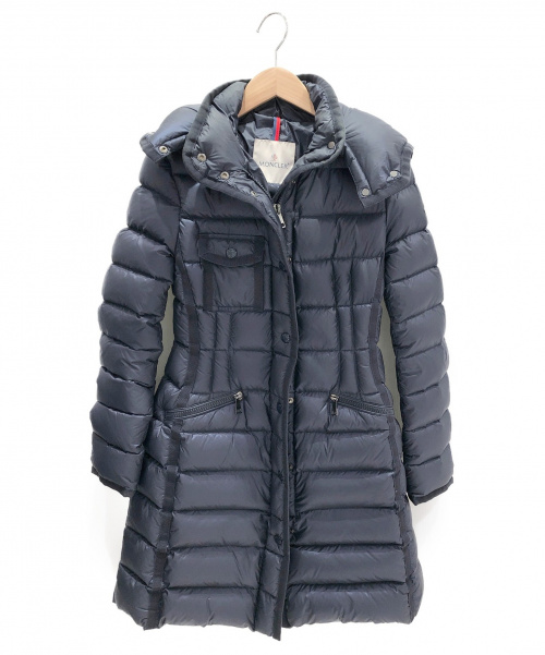 MONCLER（モンクレール）MONCLER (モンクレール) ダウンコート ネイビー サイズ:00 HERMINEの古着・服飾アイテム