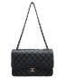 CHANEL (シャネル) マトラッセダブルチェーンショルダーバッグ ブラック サイズ:30 キャビアスキン：448000円