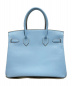 HERMES (エルメス) キャンディバーキン30 セレスト×ミコノス バイカラー サイズ:30 エプソン シルバー金具：1480000円