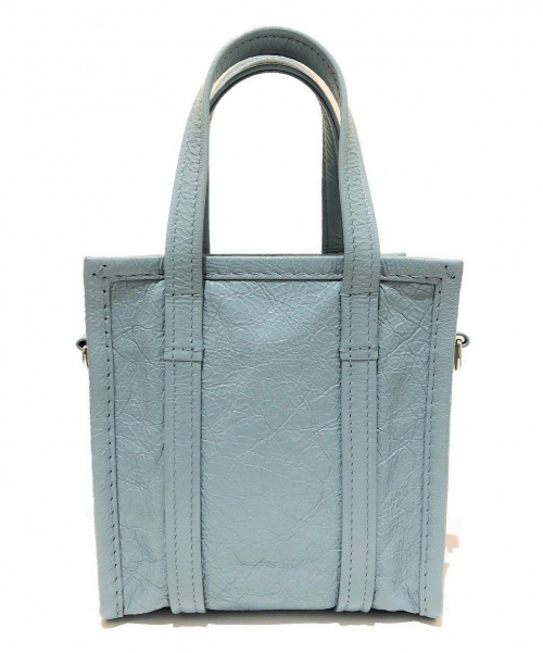 BALENCIAGA（バレンシアガ）BALENCIAGA (バレンシアガ) バザールショッパー スカイブルー サイズ:XXS ■の古着・服飾アイテム